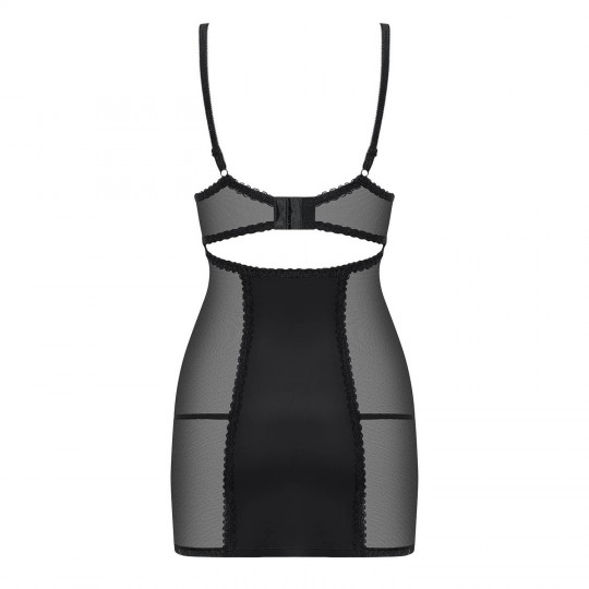 PICARDÍA Y TANGA AMALLIE TALLA QUEEN OBSESSIVE NEGRA