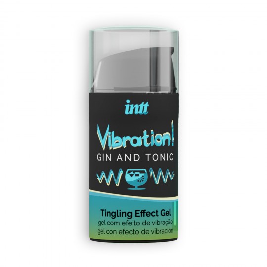 PACK 5 + 1 TESTER GEL CON VIBRACIÓN VIBRATION GIN Y TÓNICA INTT 15ML