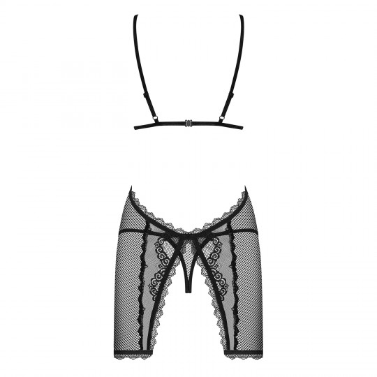 CAMISA E BRAGAS MILLAGRO OBSSESSIVE NEGRO