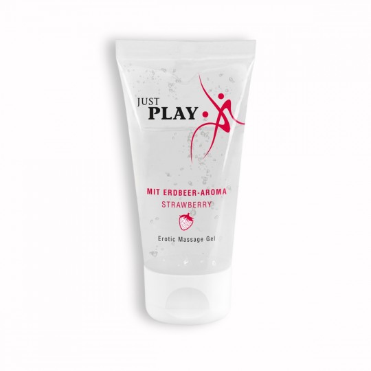 JUST PLAY STRAWBERRY WATER BASED LUBRICANT 50ML
