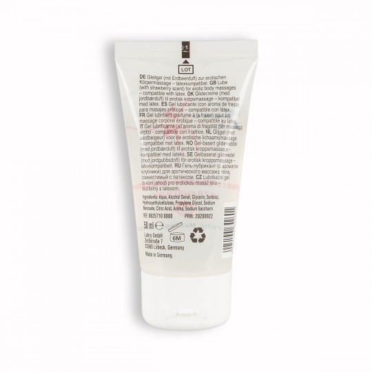JUST PLAY STRAWBERRY WATER BASED LUBRICANT 50ML