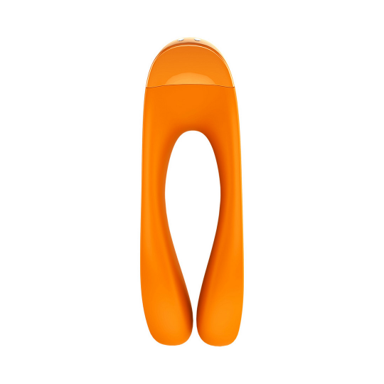 CANDY CANE - FINGER VIBRATOR FOR INTIMATE ZONES - ORANGE
