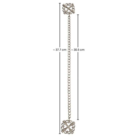 NIPPLE JEWELLERY WITH METAL CHAIN