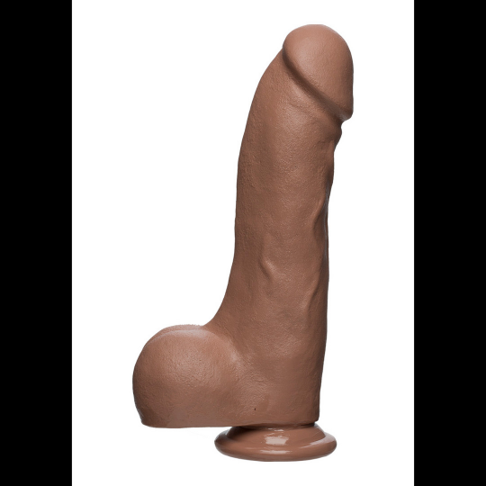 MASTER D - REALISTIC FIRMSKYN DILDO WITH BALLS - 10 / 25 CM