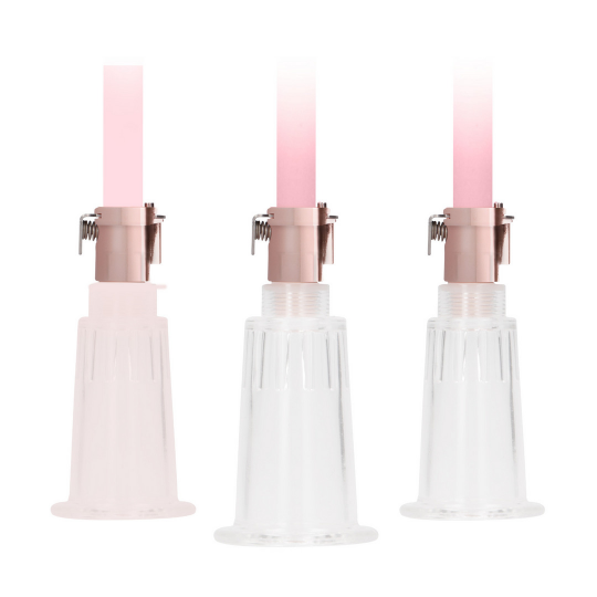 CLITORAL  NIPPLE PUMP SET MEDIUM - MEDIUM