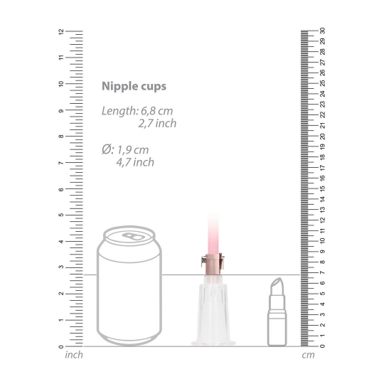 CLITORAL  NIPPLE PUMP SET MEDIUM - MEDIUM