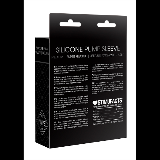 SILICONE PUMP SLEEVE - MEDIUM